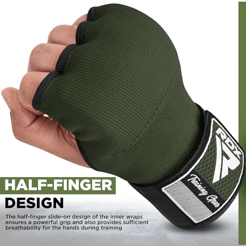 RDX IS Gel Padded Inner Gloves Hook & Loop Wrist Strap for Knuckle Protection OEKO-TEX® Standard 100 certified