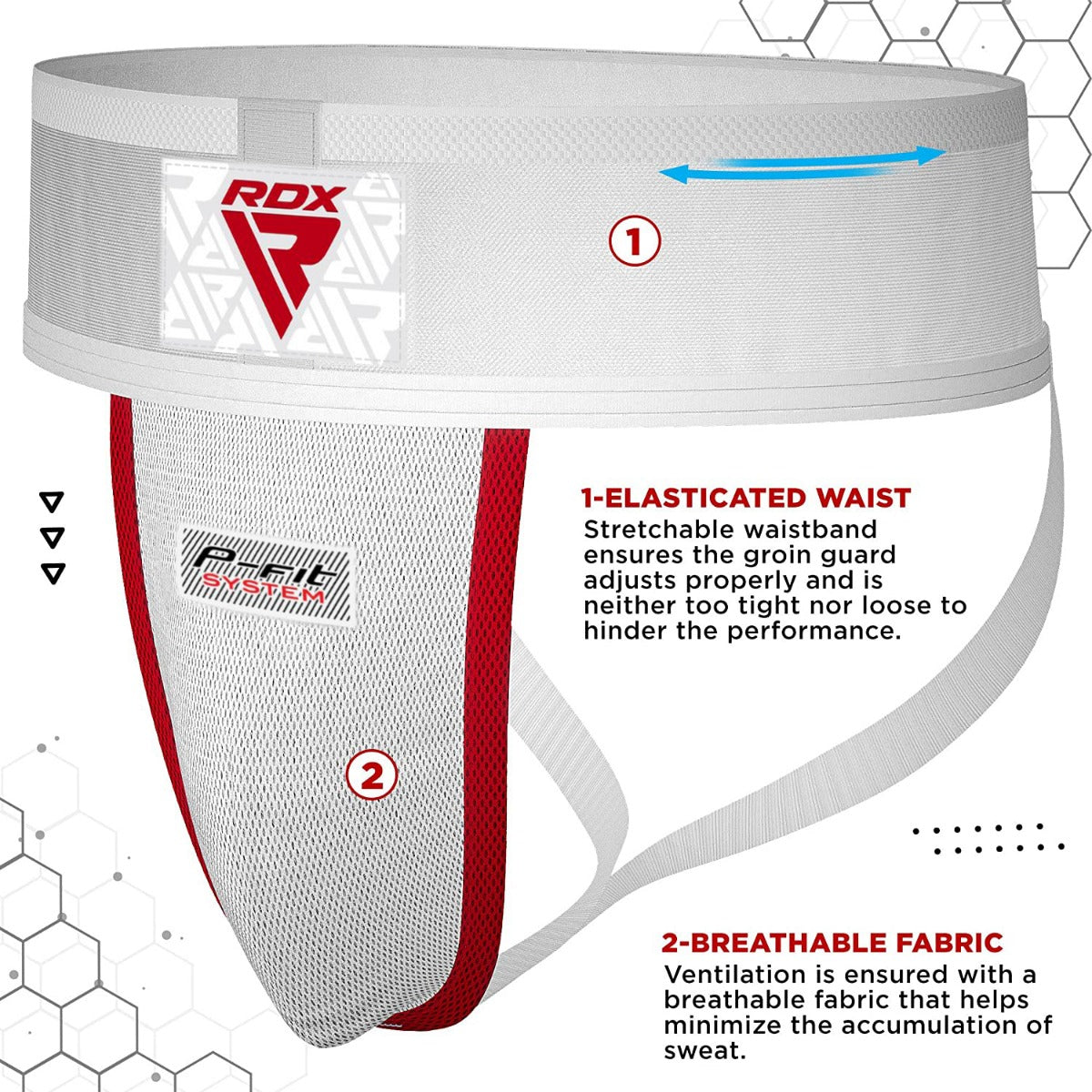 RDX H1 Groin Guard support with Gel Cup