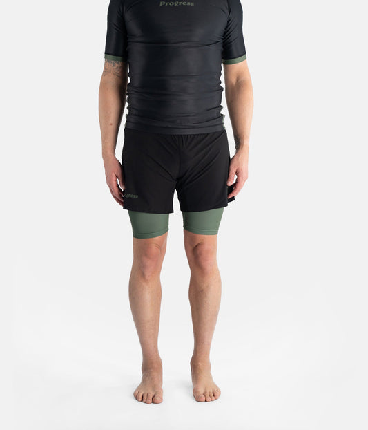 Academy+ Hybrid Shorts - Black