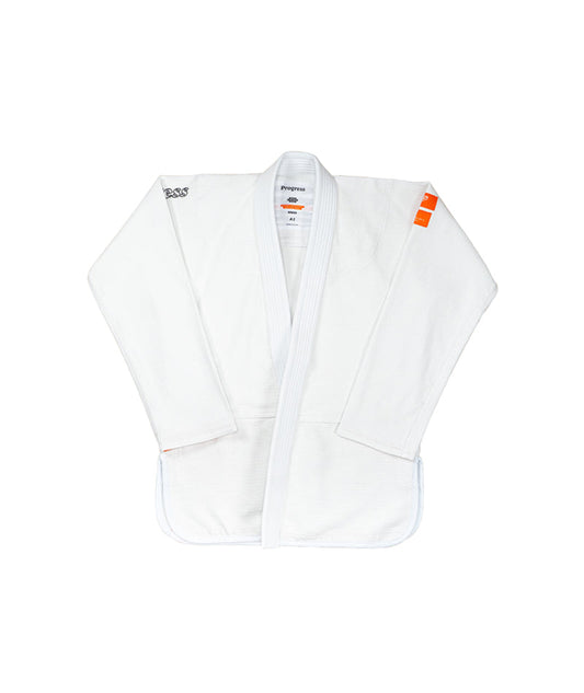 Ladies Featherlight Lightweight Competition Kimono - White (front view)