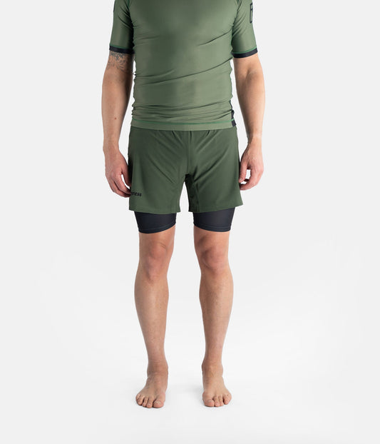 Academy+ Hybrid Shorts - Khaki