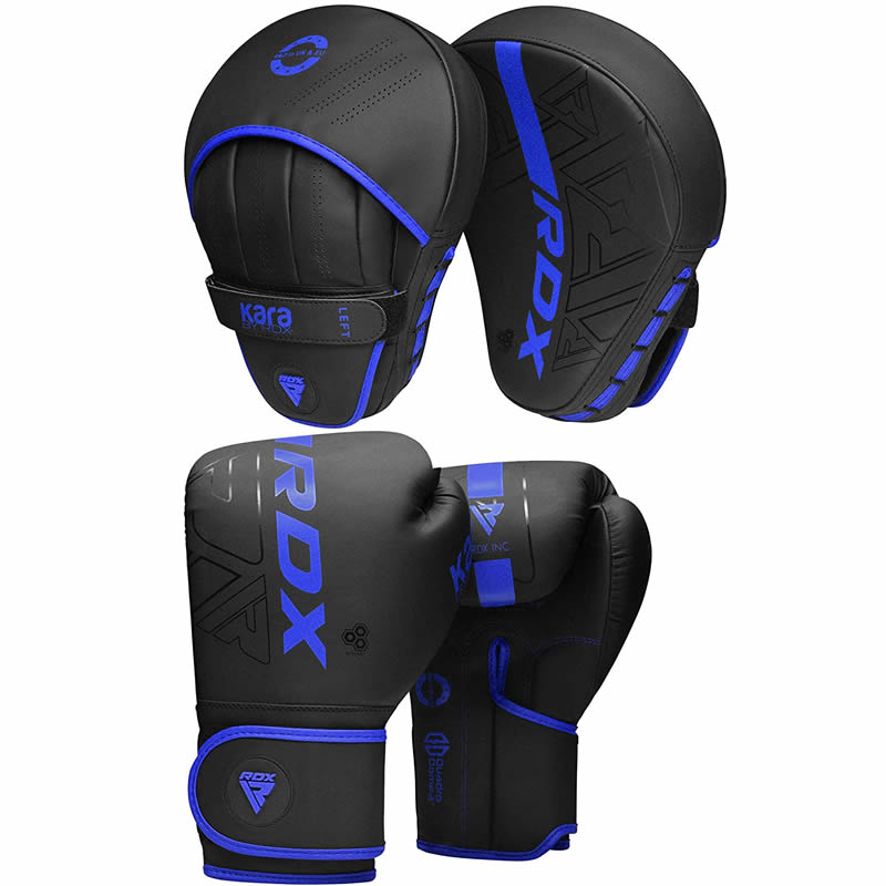 RDX F6 Kids 6oz KARA Boxing Gloves & Focus Pads