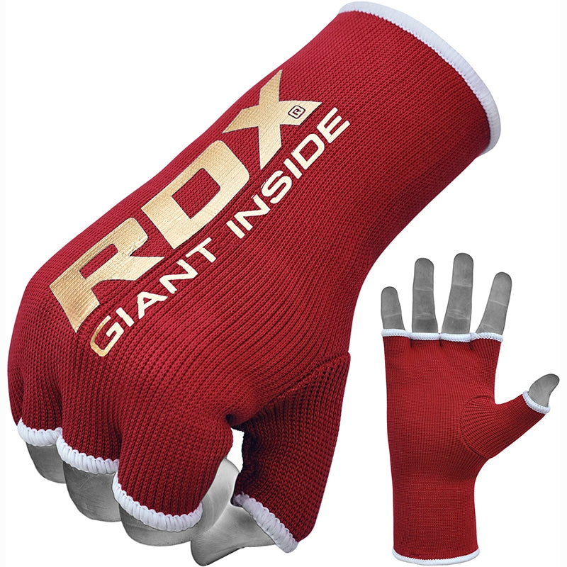 RDX HY Inner Gloves Elasticated Half Finger for Boxing, MMA Knuckle Protection OEKO-TEX® Standard 100 certified