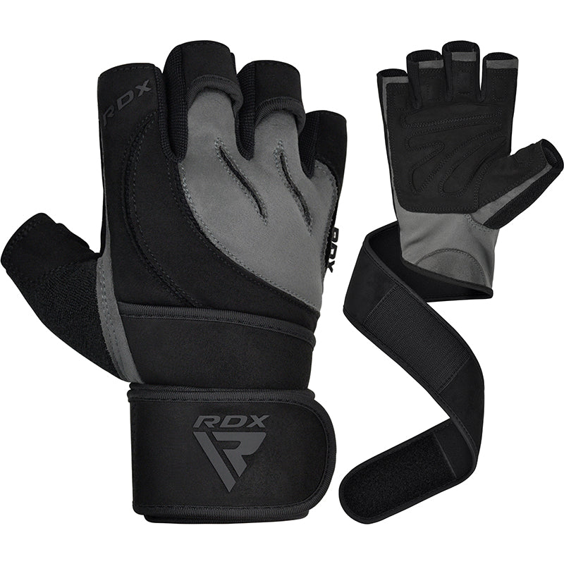 RDX L4 Open Finger Weightlifting Gym Gloves