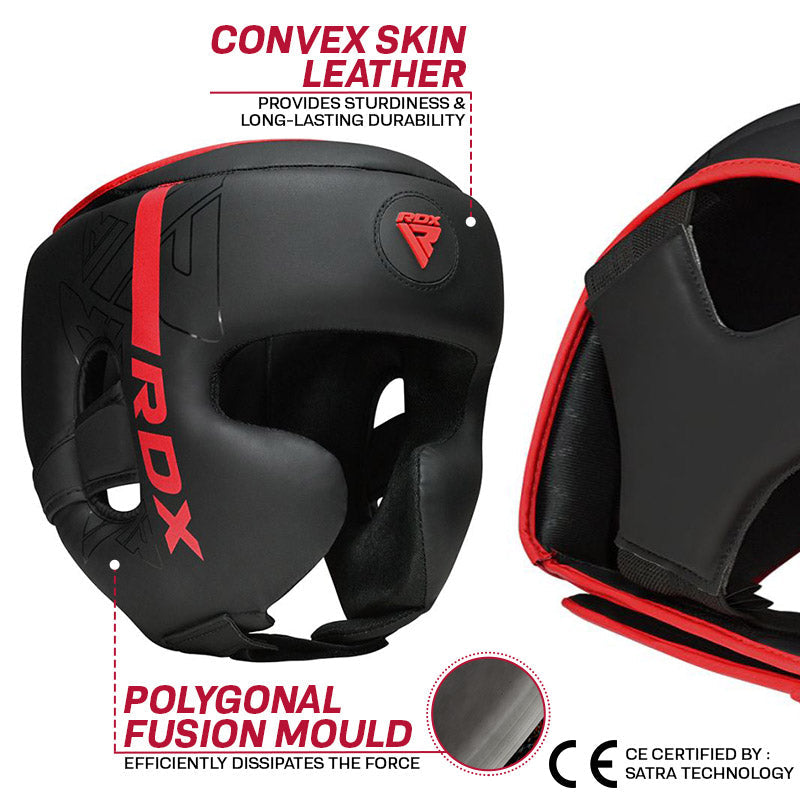 RDX F6 KARA Head Guard Black