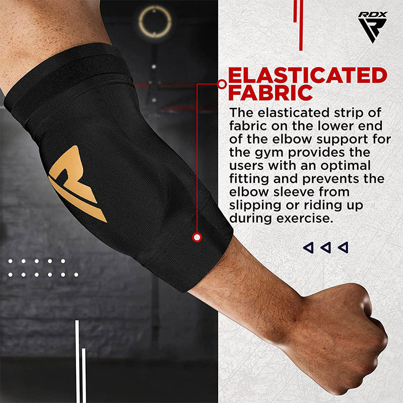 RDX HY CE Certified Padded Elbow Sleeve for Muay Thai & MMA Workout OEKO-TEX® Standard 100 certified