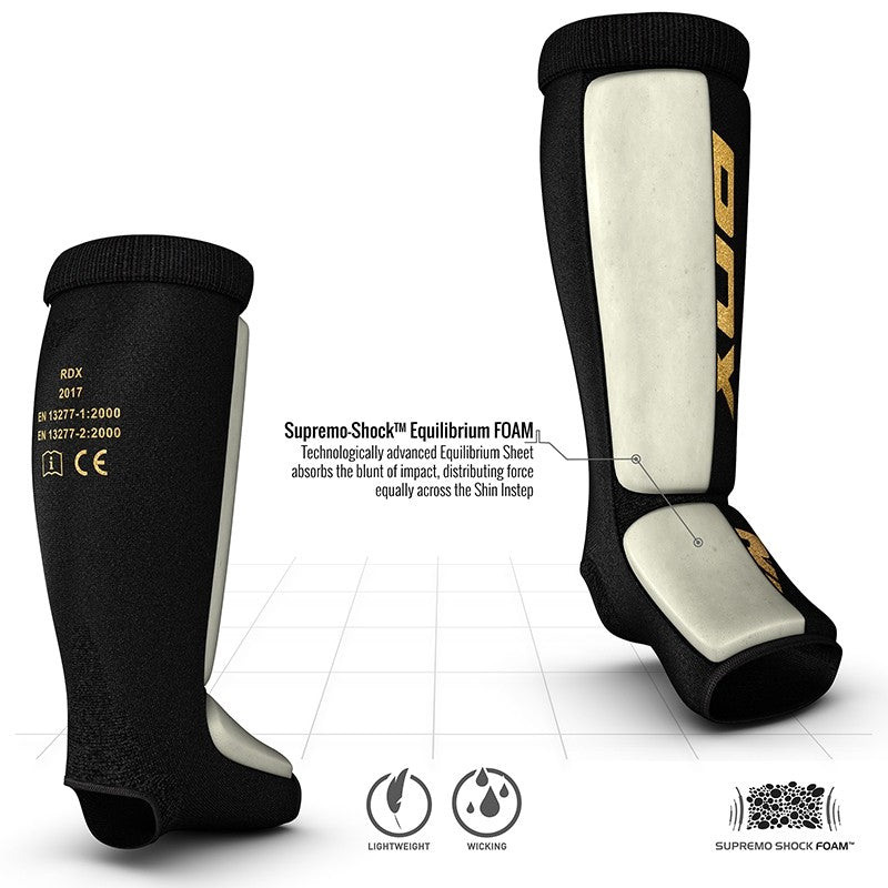 RDX SI MMA Gel Padded Lightweight Shin Instep Guard OEKO-TEX® Standard 100 certified